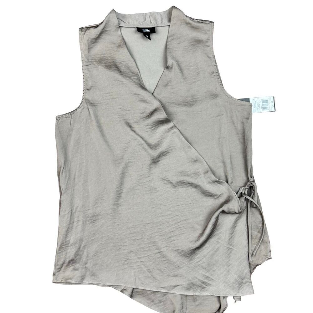 NWT Mossimo Women's Metallic Taupe Blouse